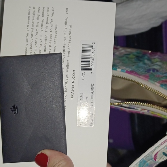 Nwt Brahmin Esme Daylily - Picture 5 of 5